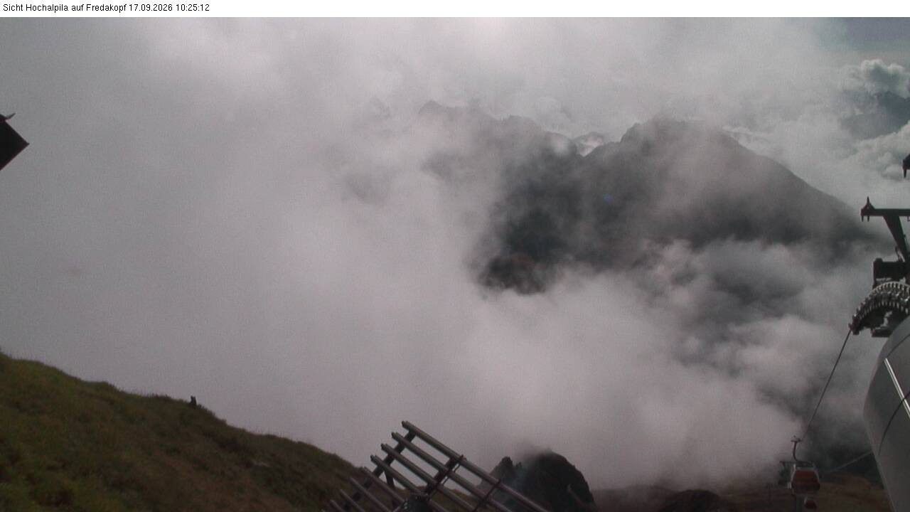 Archiv Foto Webcam Hochalpila Bahn in der Silvretta Montafon