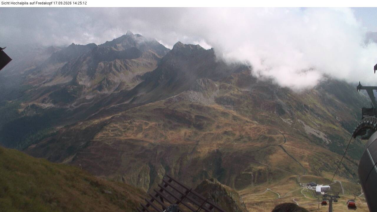 Archiv Foto Webcam Hochalpila Bahn in der Silvretta Montafon