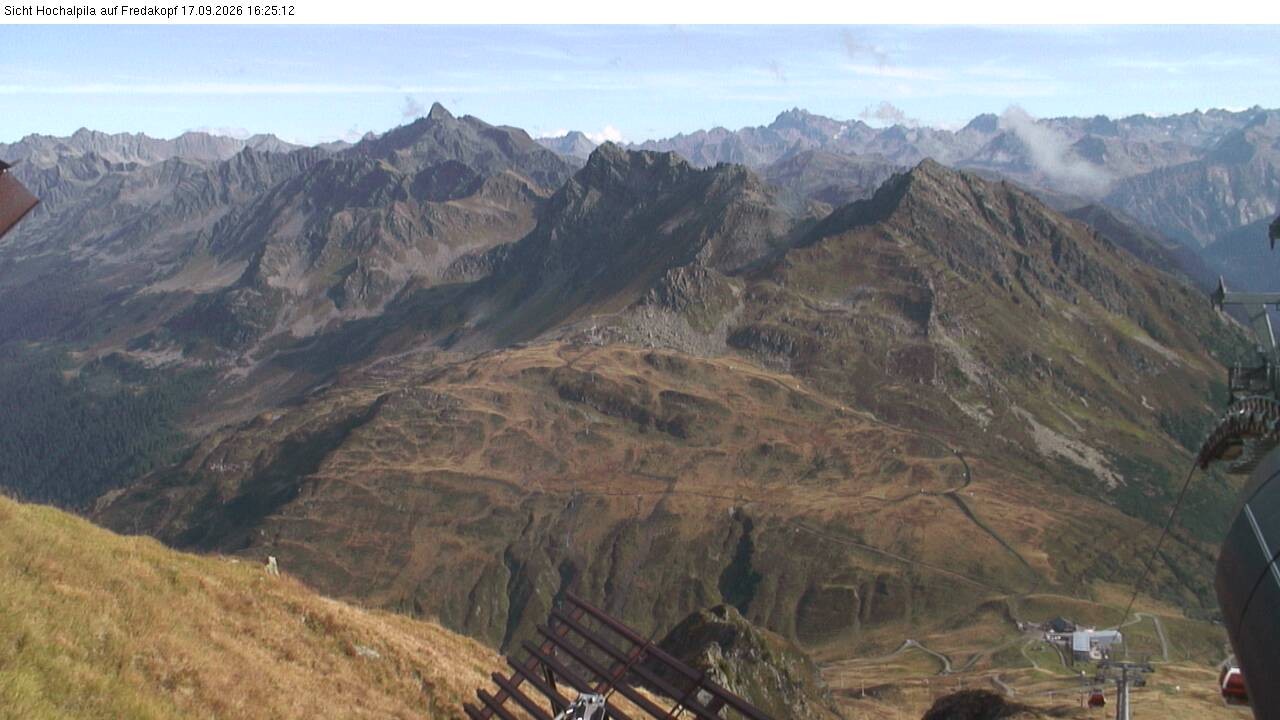 Archiv Foto Webcam Hochalpila Bahn in der Silvretta Montafon