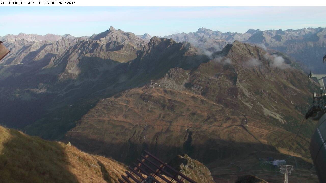 Archiv Foto Webcam Hochalpila Bahn in der Silvretta Montafon
