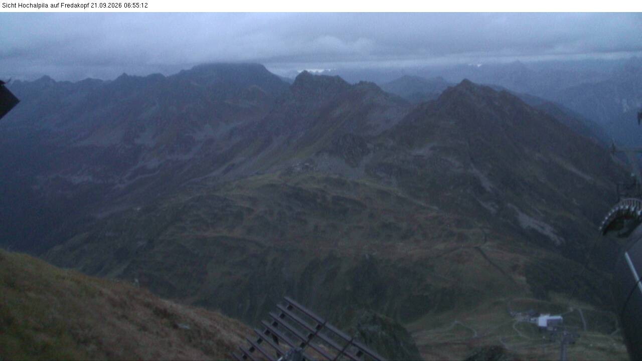 Archiv Foto Webcam Hochalpila Bahn in der Silvretta Montafon