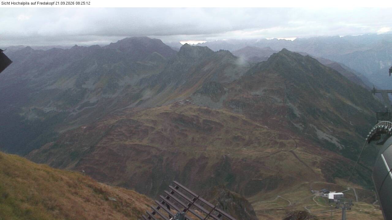 Archiv Foto Webcam Hochalpila Bahn in der Silvretta Montafon