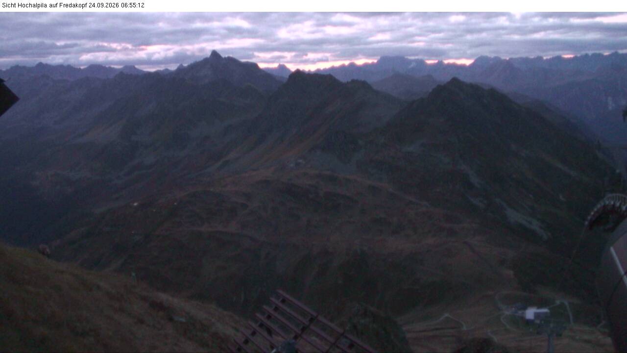 Archiv Foto Webcam Hochalpila Bahn in der Silvretta Montafon