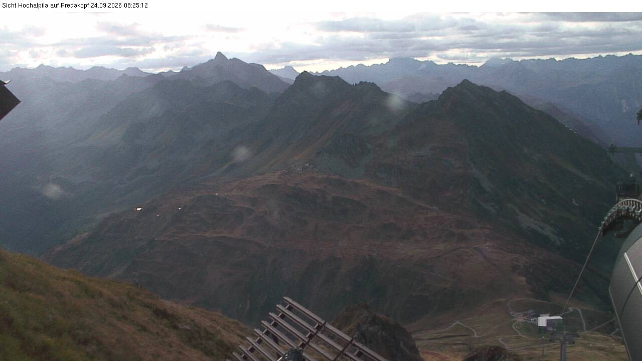 Archiv Foto Webcam Hochalpila Bahn in der Silvretta Montafon