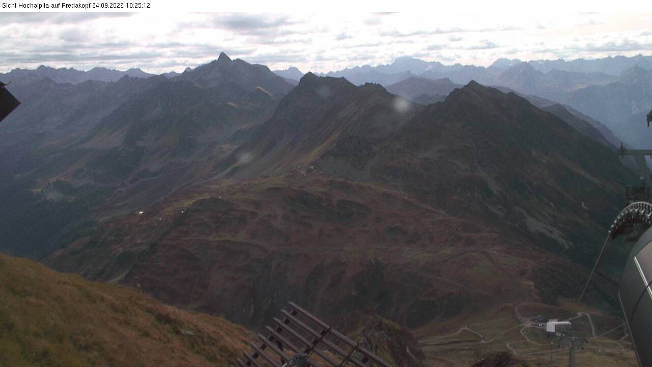 Archiv Foto Webcam Hochalpila Bahn in der Silvretta Montafon