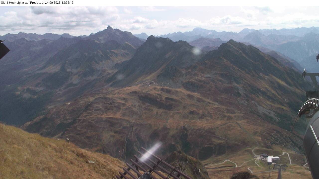 Archiv Foto Webcam Hochalpila Bahn in der Silvretta Montafon