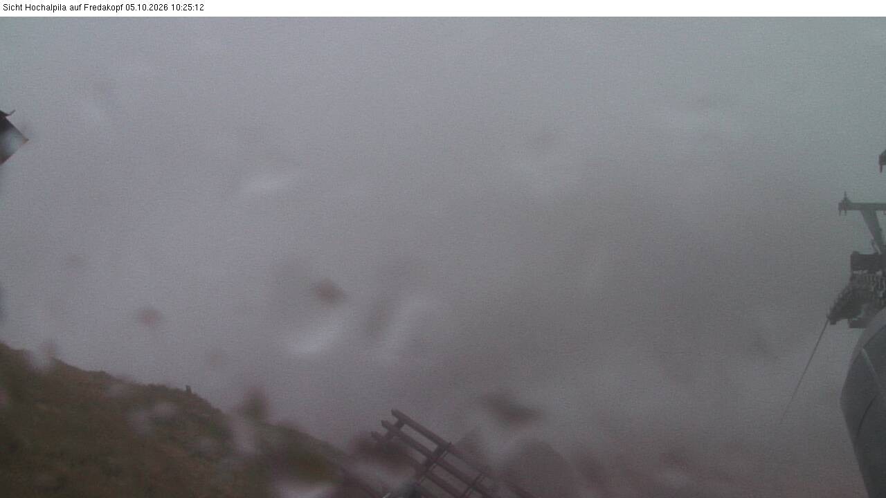 Archiv Foto Webcam Hochalpila Bahn in der Silvretta Montafon
