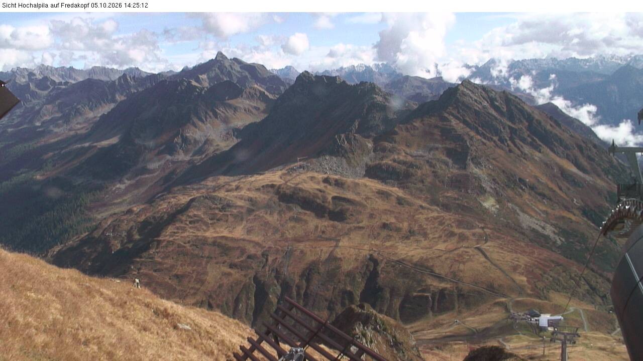 Archiv Foto Webcam Hochalpila Bahn in der Silvretta Montafon