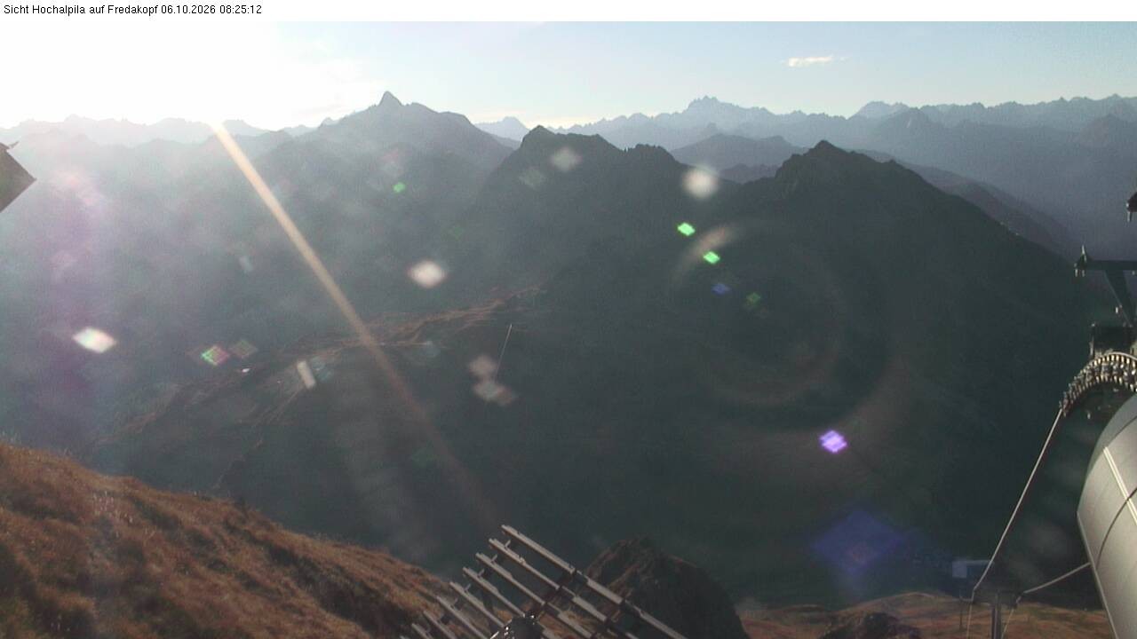 Archiv Foto Webcam Hochalpila Bahn in der Silvretta Montafon