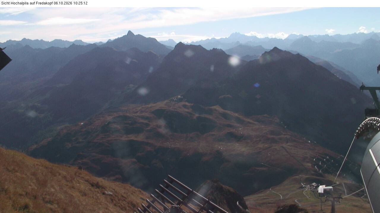 Archiv Foto Webcam Hochalpila Bahn in der Silvretta Montafon