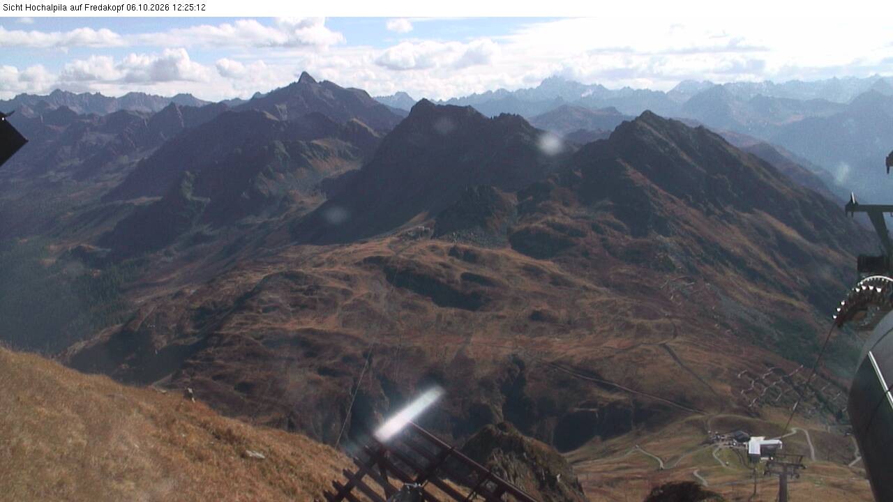 Archiv Foto Webcam Hochalpila Bahn in der Silvretta Montafon