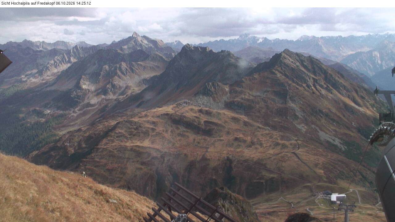 Archiv Foto Webcam Hochalpila Bahn in der Silvretta Montafon
