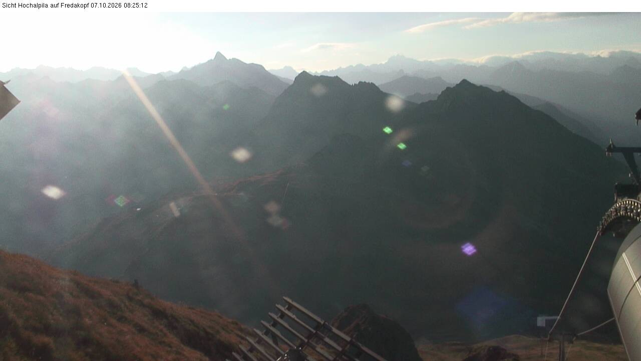 Archiv Foto Webcam Hochalpila Bahn in der Silvretta Montafon