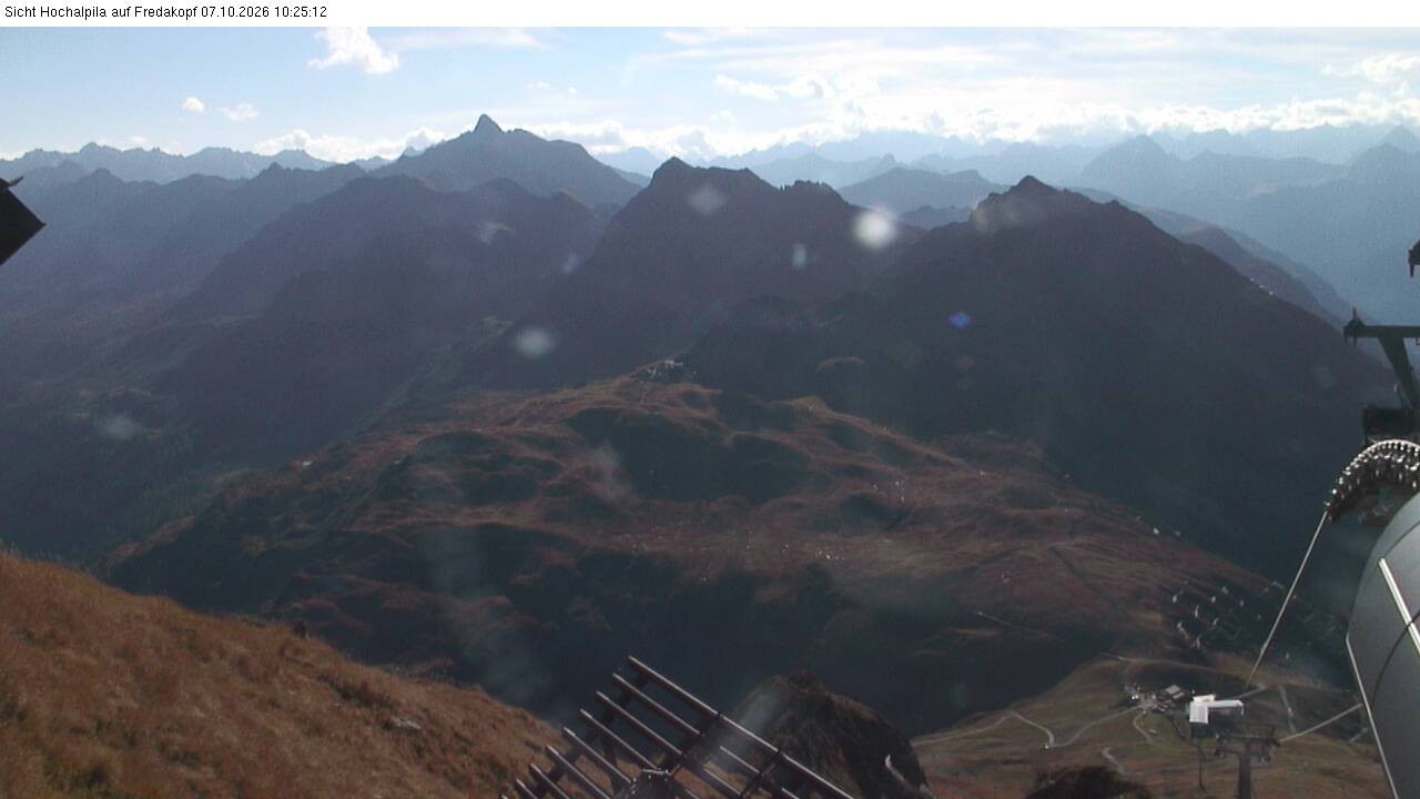 Archiv Foto Webcam Hochalpila Bahn in der Silvretta Montafon