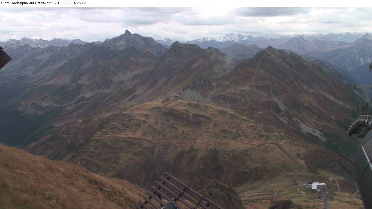 Archiv Foto Webcam Hochalpila Bahn in der Silvretta Montafon