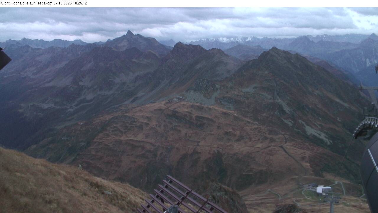 Archiv Foto Webcam Hochalpila Bahn in der Silvretta Montafon