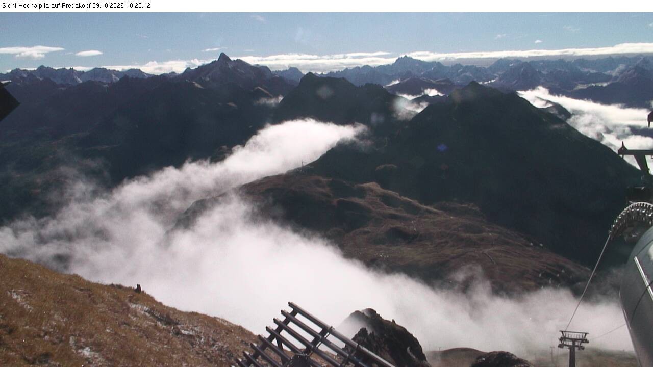 Archived image Webcam Hochalpila Gondola 
