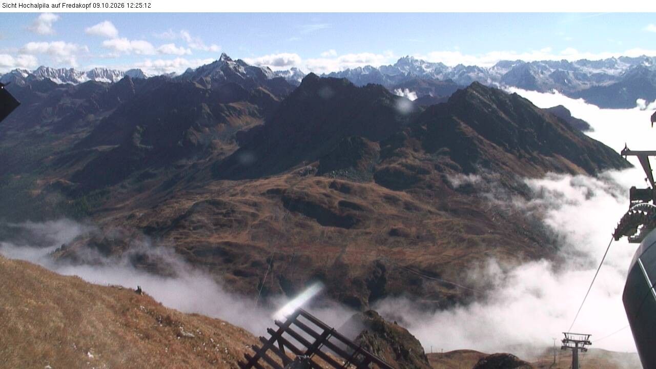 Archived image Webcam Hochalpila Gondola 