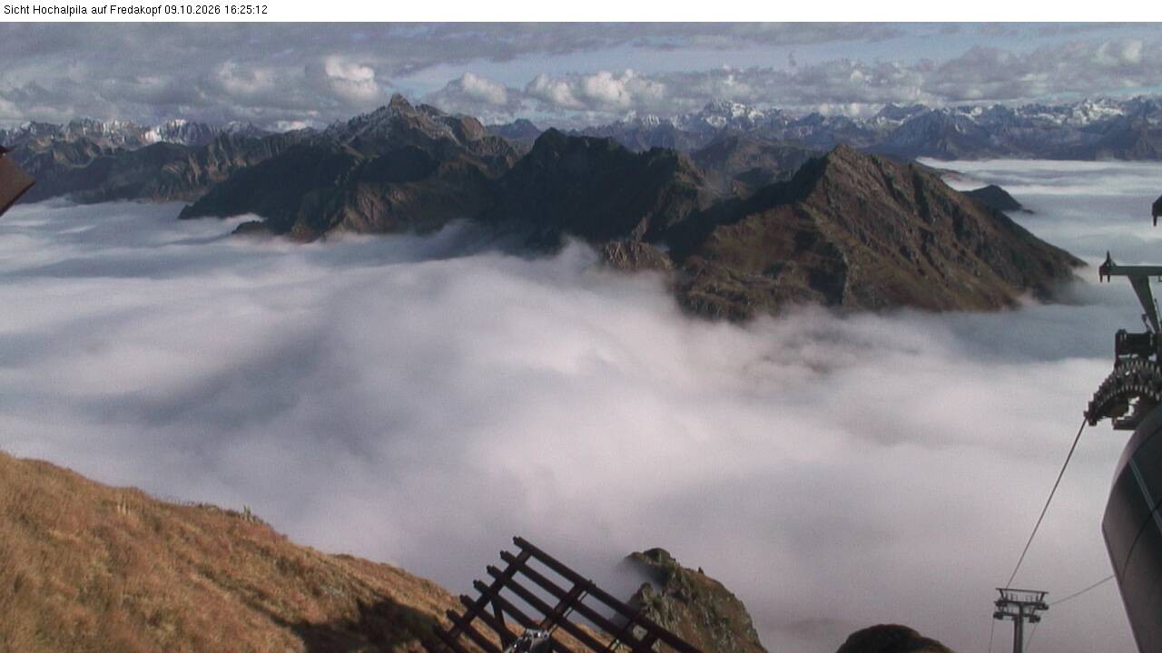 Archived image Webcam Hochalpila Gondola 