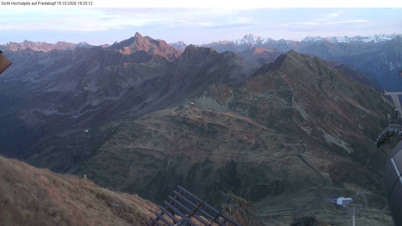 Archiv Foto Webcam Hochalpila Bahn in der Silvretta Montafon