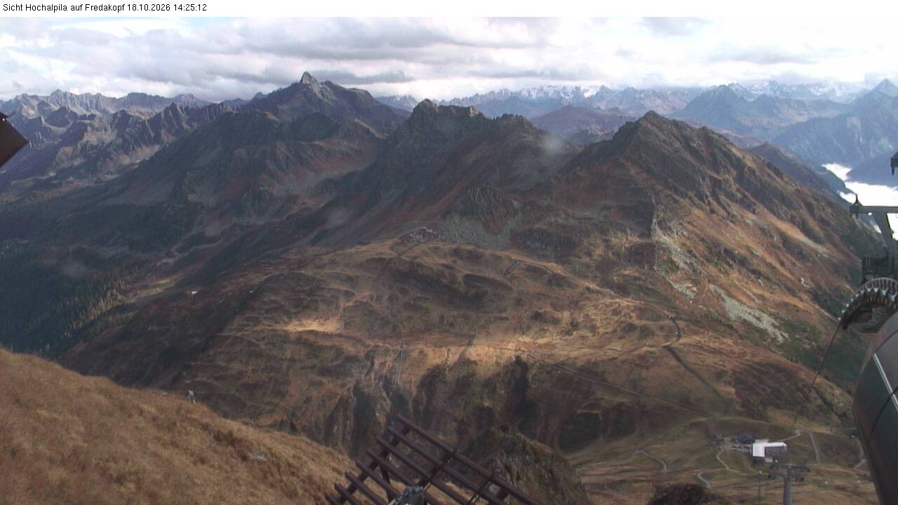 Archiv Foto Webcam Hochalpila Bahn in der Silvretta Montafon