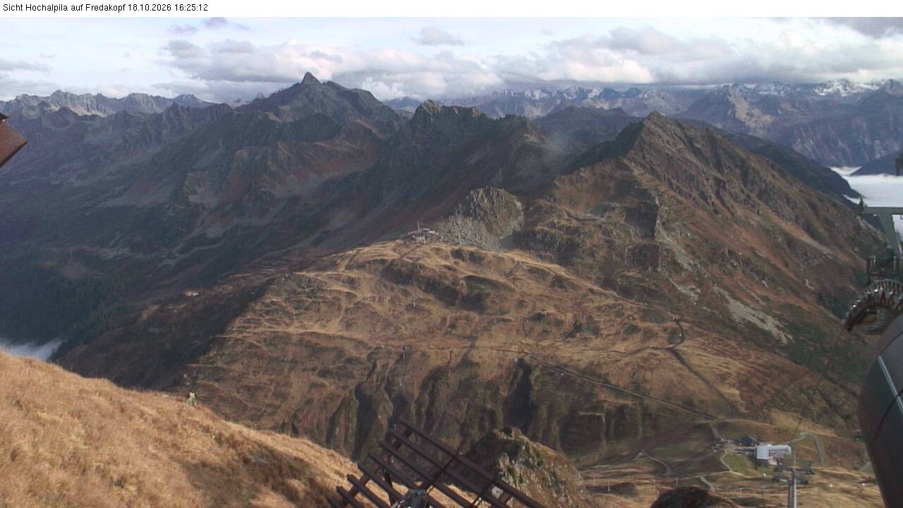 Archiv Foto Webcam Hochalpila Bahn in der Silvretta Montafon