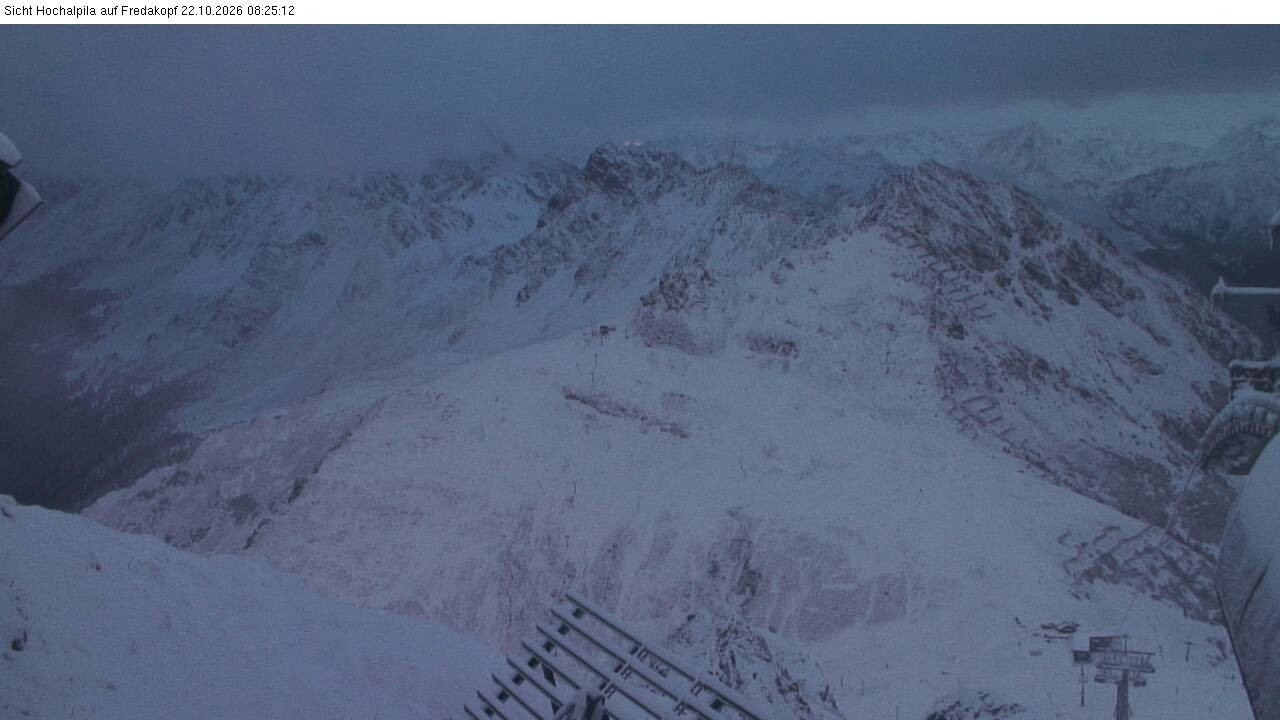 Archiv Foto Webcam Hochalpila Bahn in der Silvretta Montafon