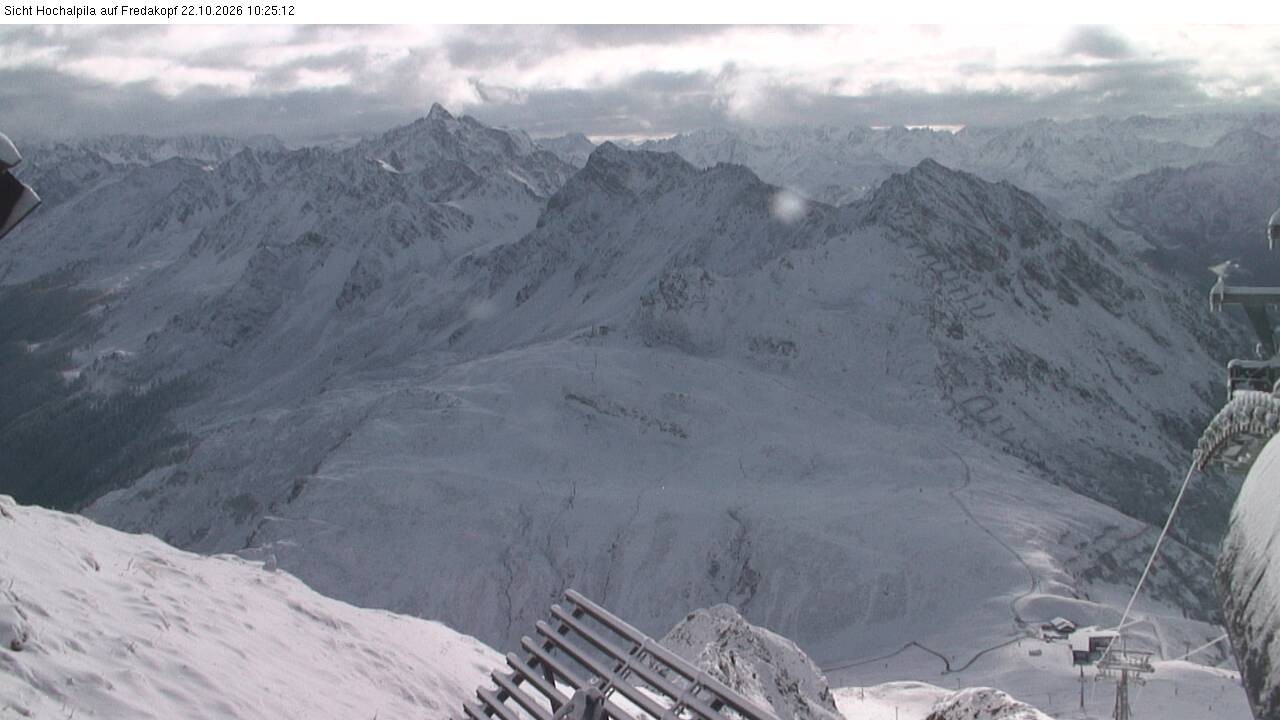 Archiv Foto Webcam Hochalpila Bahn in der Silvretta Montafon