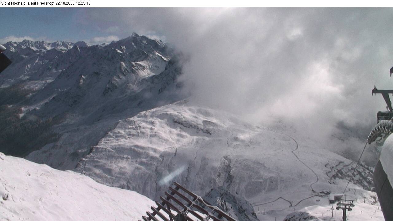 Archiv Foto Webcam Hochalpila Bahn in der Silvretta Montafon