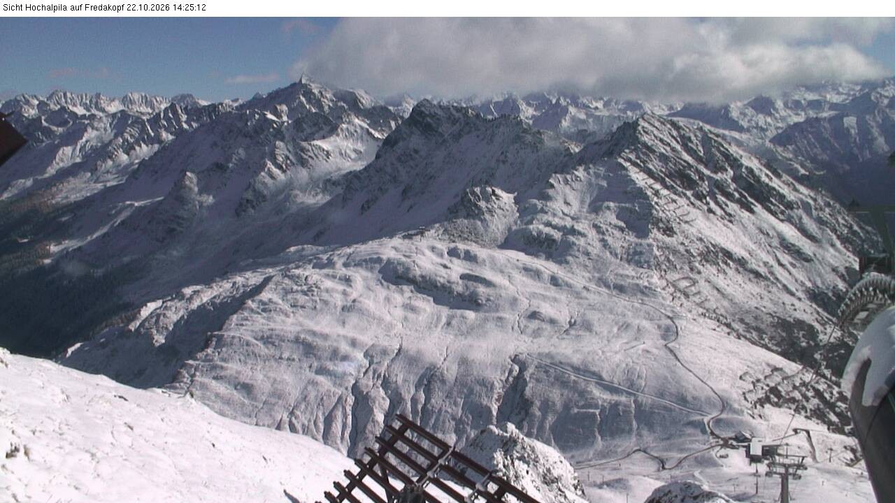 Archiv Foto Webcam Hochalpila Bahn in der Silvretta Montafon