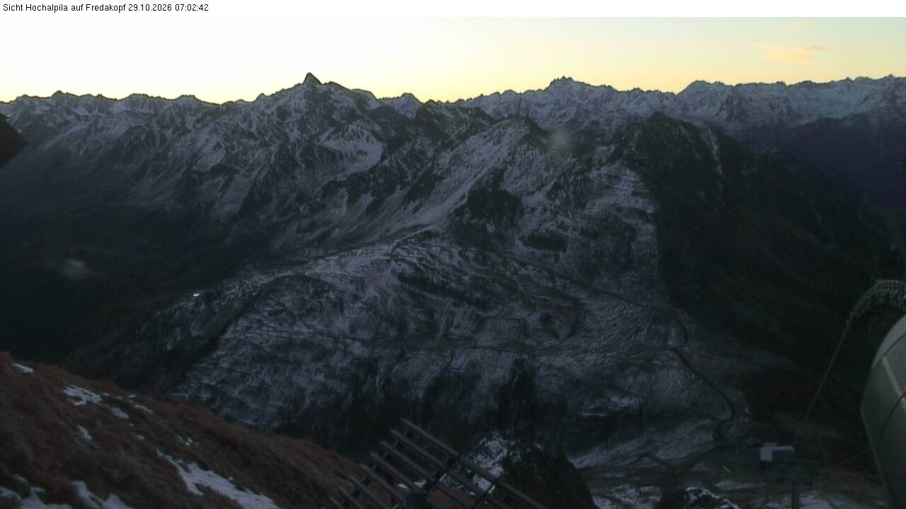 Archiv Foto Webcam Hochalpila Bahn in der Silvretta Montafon