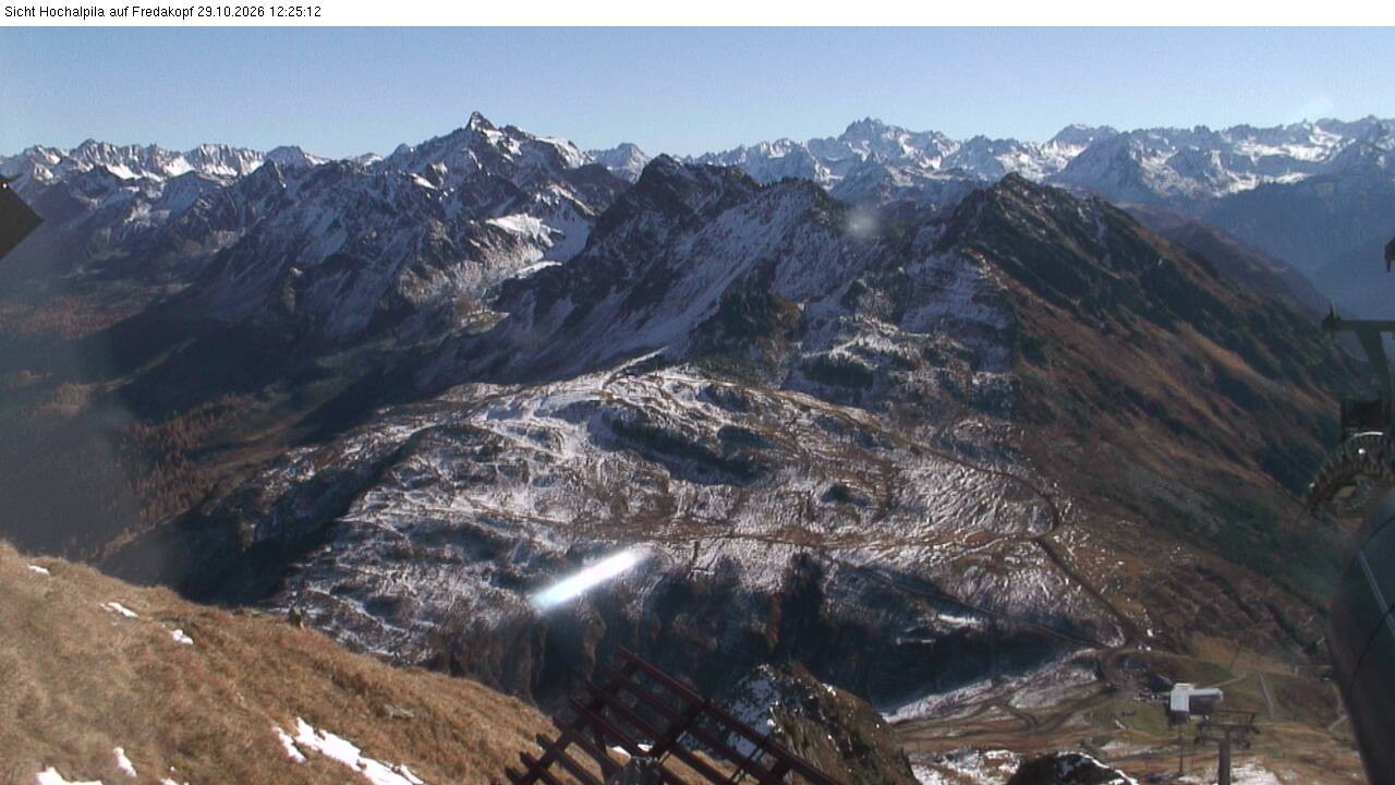 Archiv Foto Webcam Hochalpila Bahn in der Silvretta Montafon