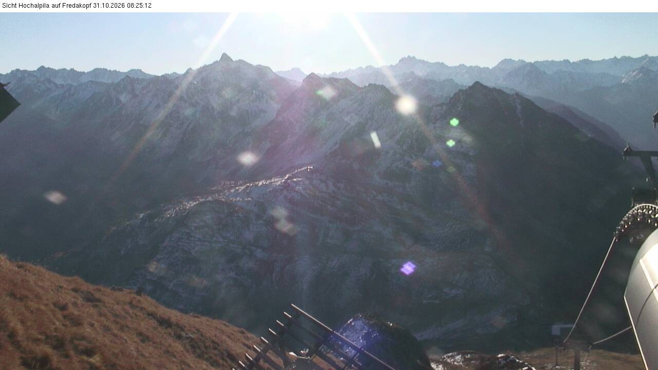 Archiv Foto Webcam Hochalpila Bahn in der Silvretta Montafon