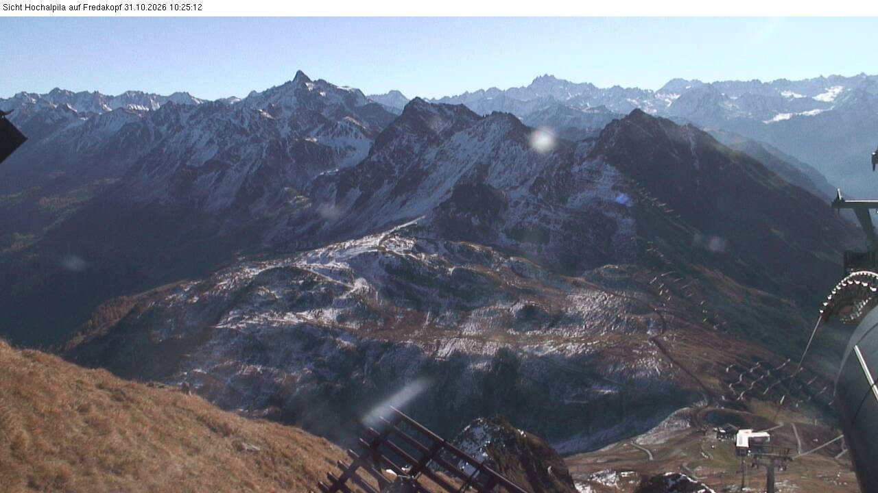 Archiv Foto Webcam Hochalpila Bahn in der Silvretta Montafon