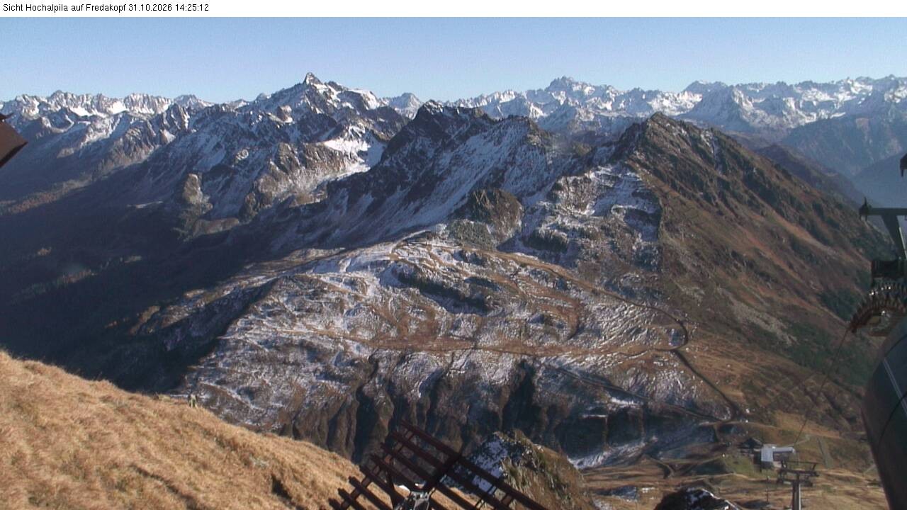 Archiv Foto Webcam Hochalpila Bahn in der Silvretta Montafon