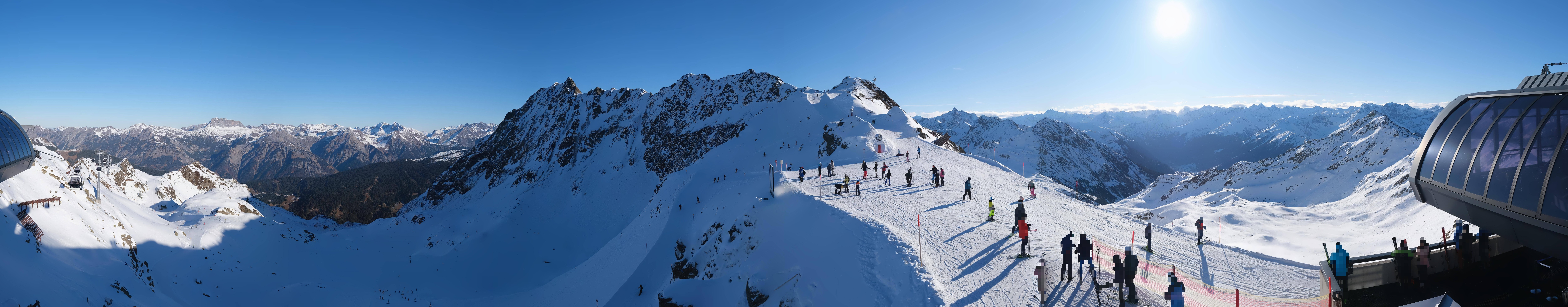 Archiv Foto Webcam Panorama Bahn - Silvretta Montafon