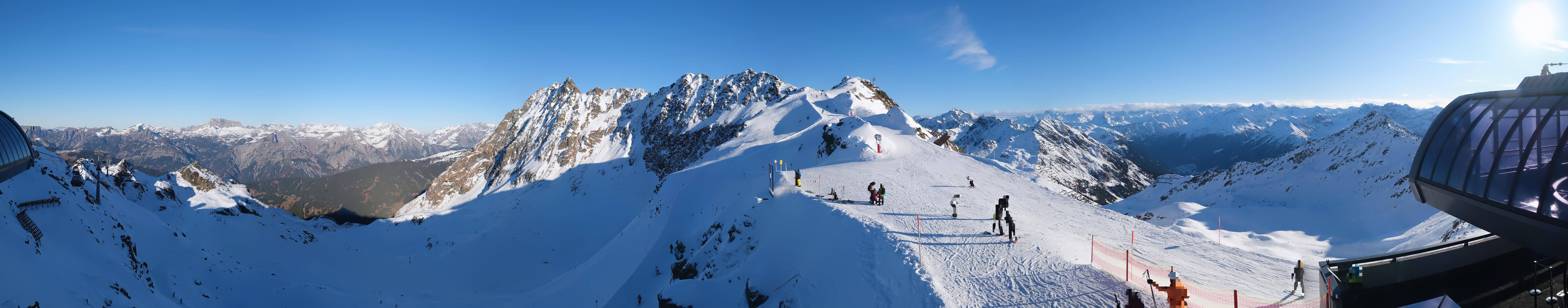 Archiv Foto Webcam Panorama Bahn - Silvretta Montafon