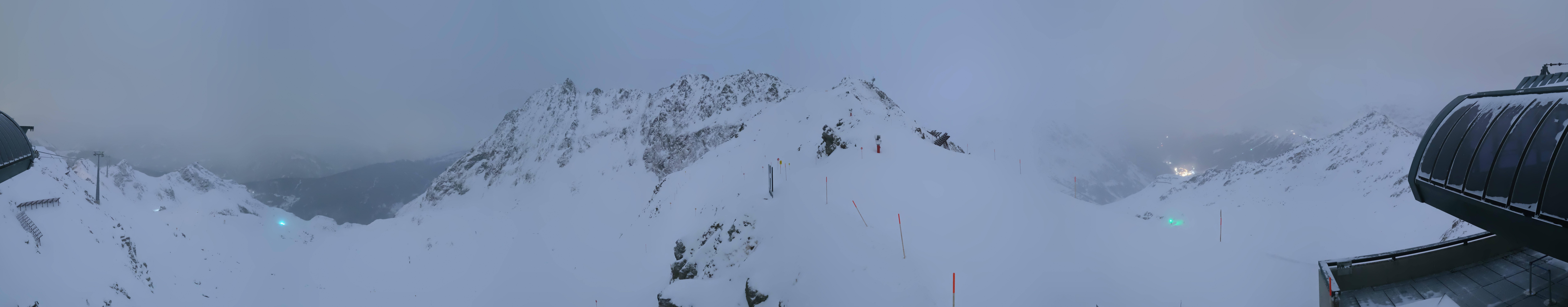 Archived image Webcam Panorama Gondola - Silvretta Montafon