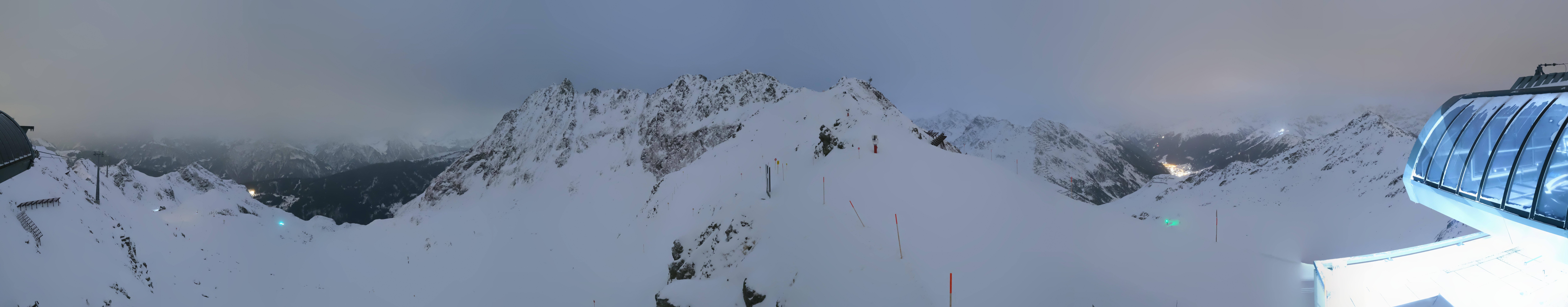 Archived image Webcam Panorama Gondola - Silvretta Montafon