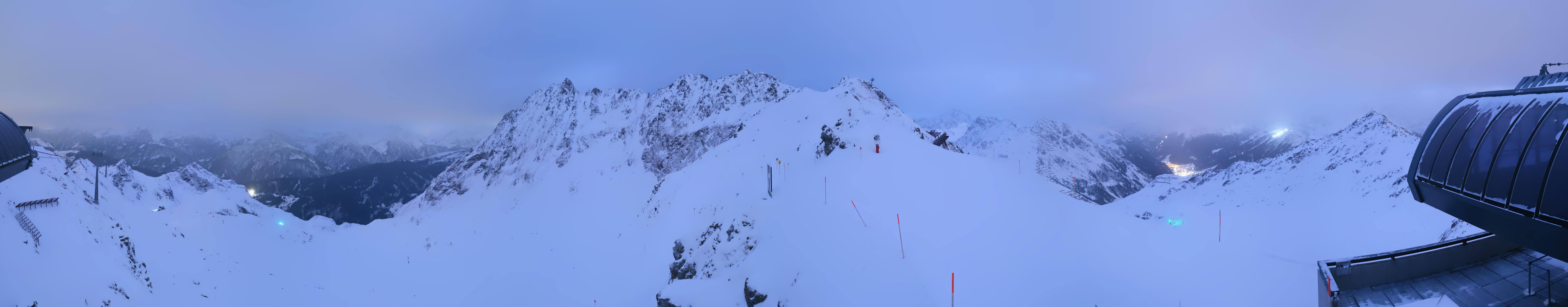 Archived image Webcam Panorama Gondola - Silvretta Montafon