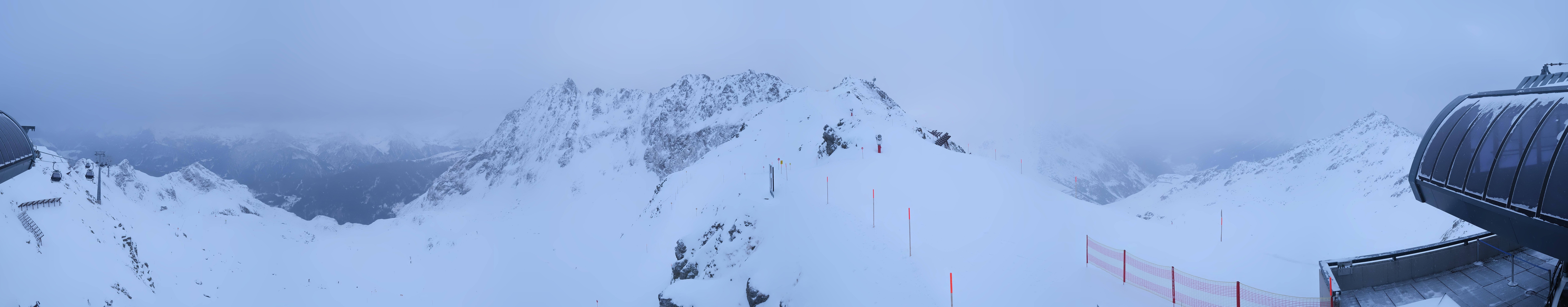 Archived image Webcam Panorama Gondola - Silvretta Montafon