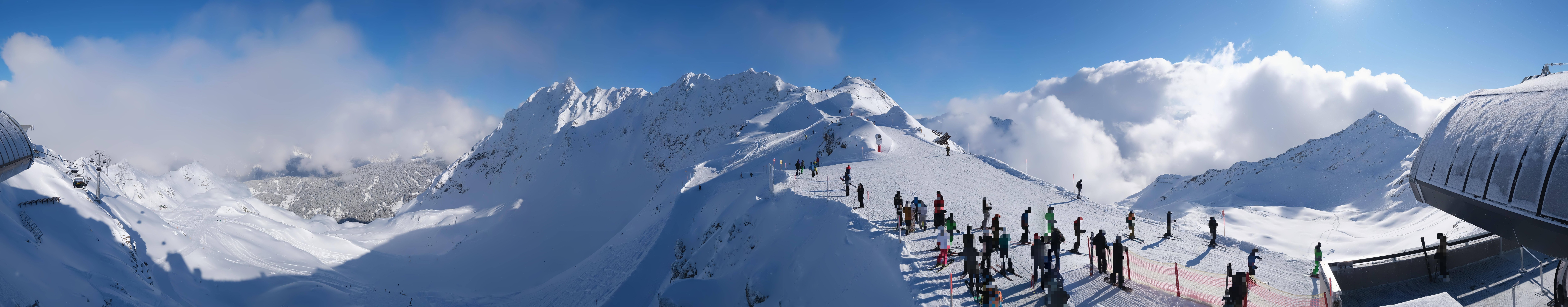 Archiv Foto Webcam Panorama Bahn - Silvretta Montafon
