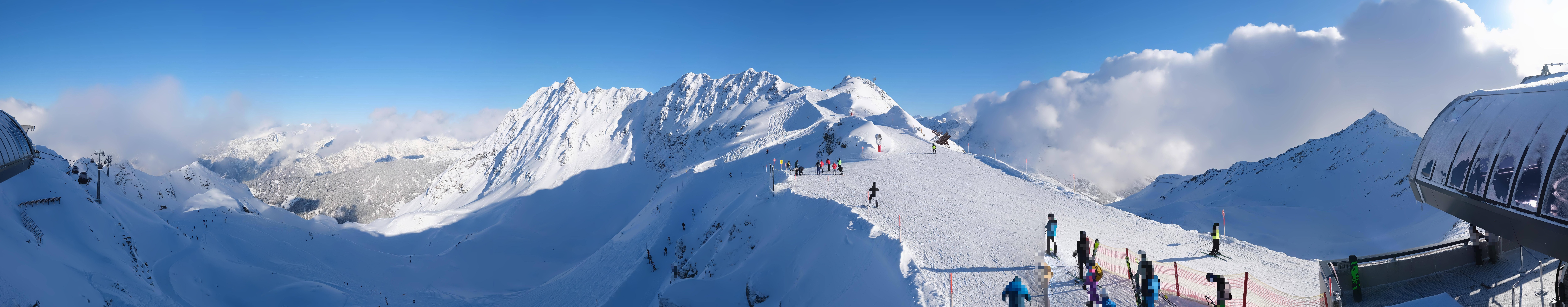 Archiv Foto Webcam Panorama Bahn - Silvretta Montafon