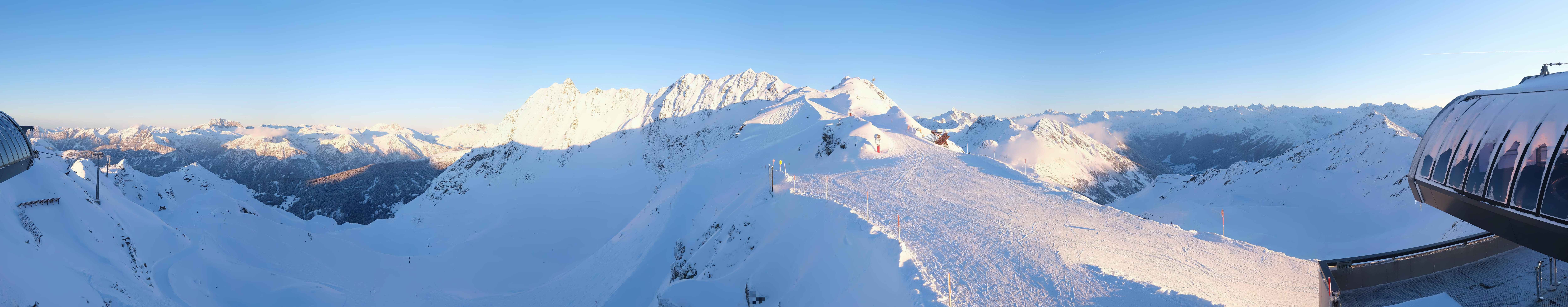 Archiv Foto Webcam Panorama Bahn - Silvretta Montafon