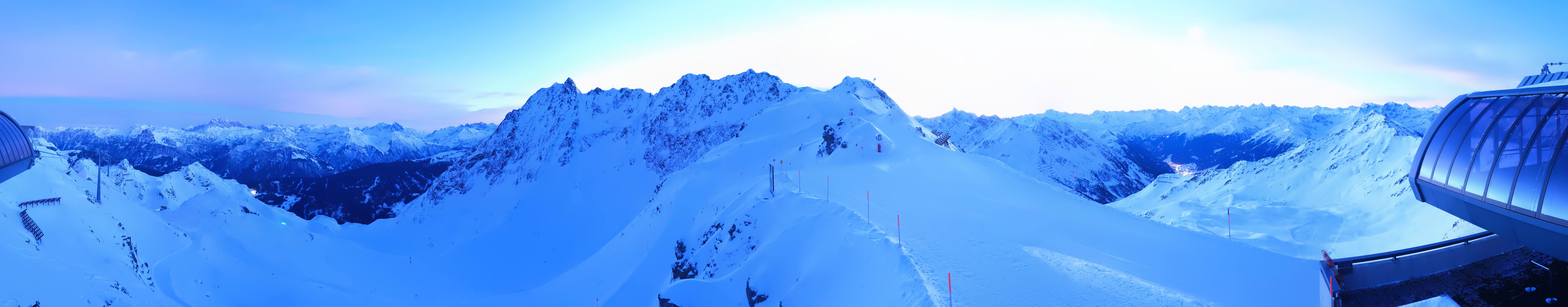 Archiv Foto Webcam Panorama Bahn - Silvretta Montafon