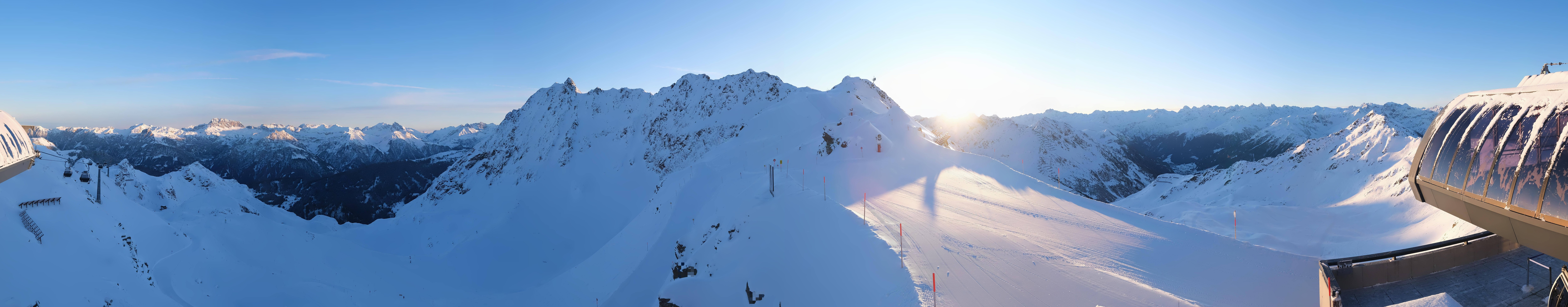 Archiv Foto Webcam Panorama Bahn - Silvretta Montafon
