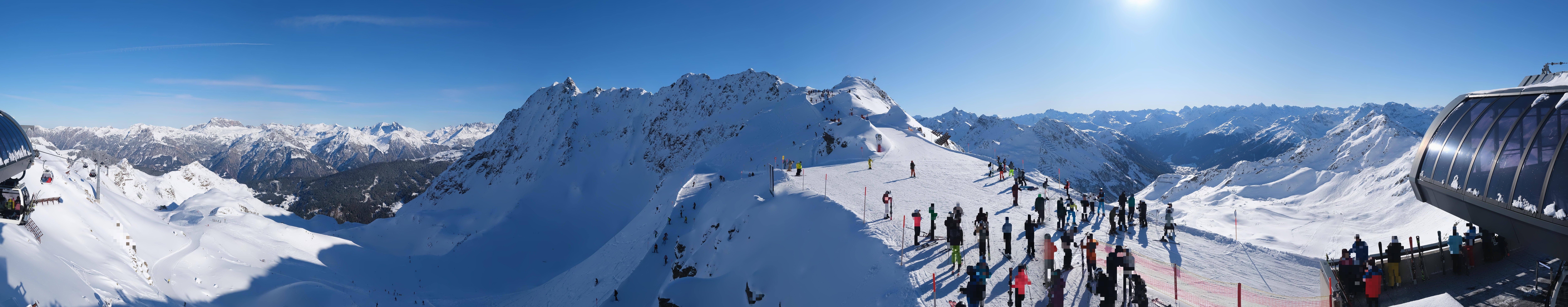 Archiv Foto Webcam Panorama Bahn - Silvretta Montafon