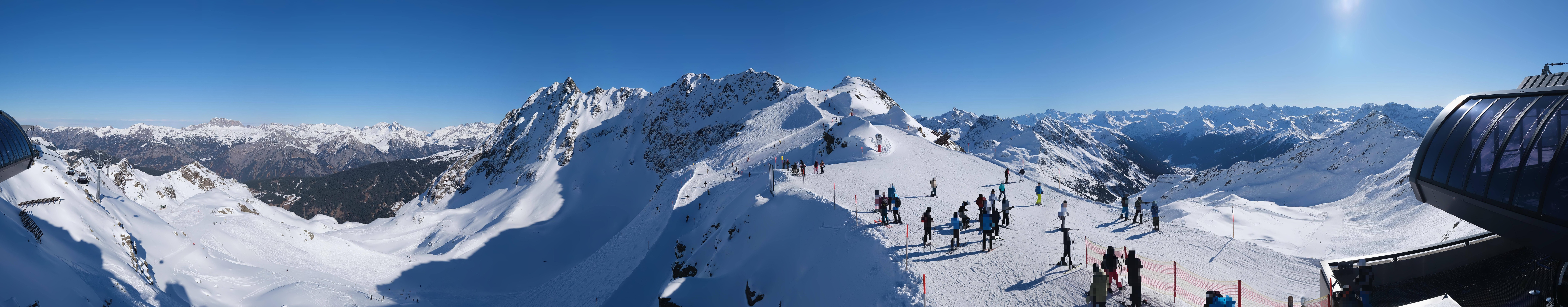 Archiv Foto Webcam Panorama Bahn - Silvretta Montafon