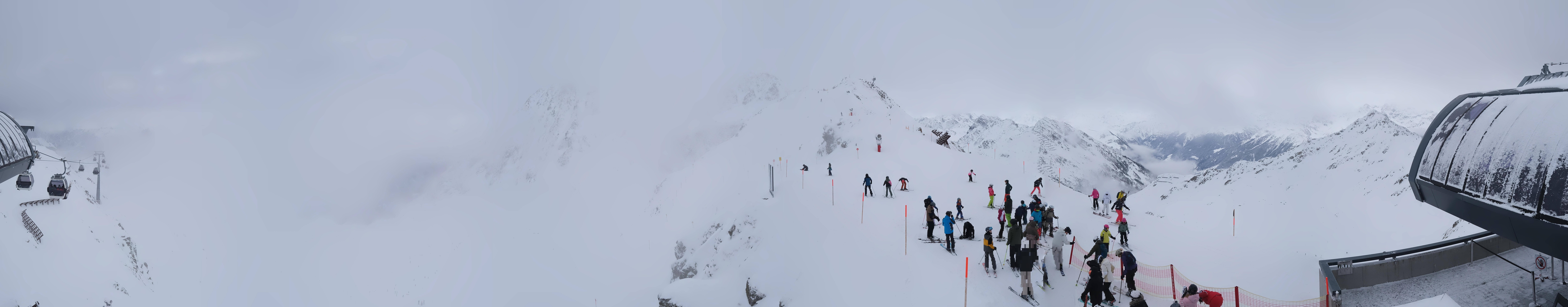Archived image Webcam Panorama Gondola - Silvretta Montafon