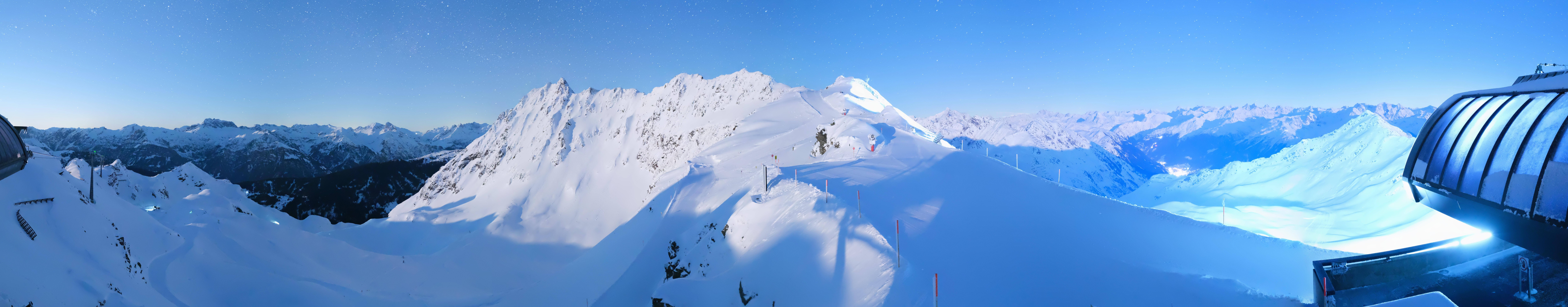 Archiv Foto Webcam Panorama Bahn - Silvretta Montafon